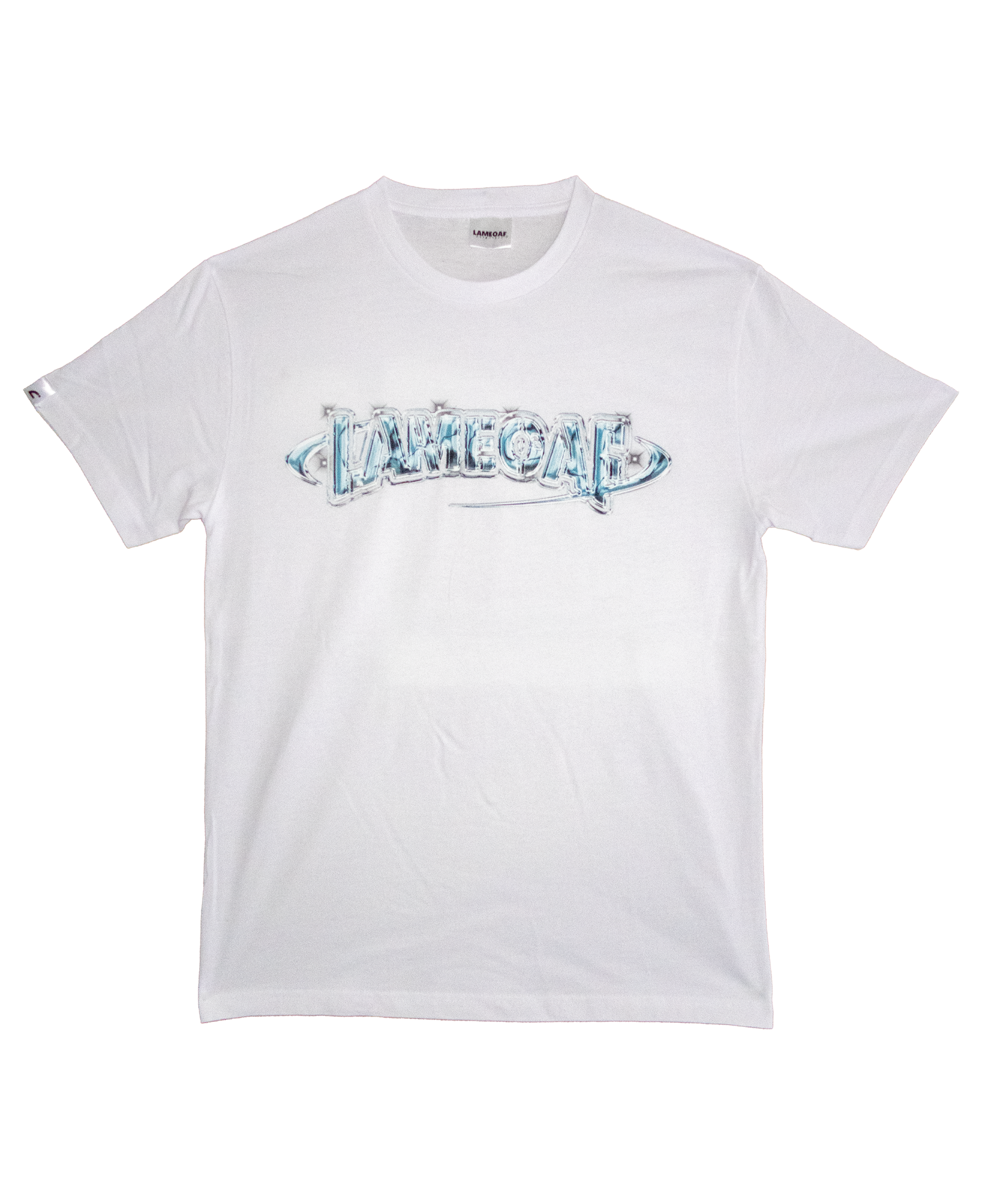 LAMEOAF's, Screenprinted Liquid Crystal is a neat fit, organic cotton heavy garment, suitable for all types, especially those tryna make bread.