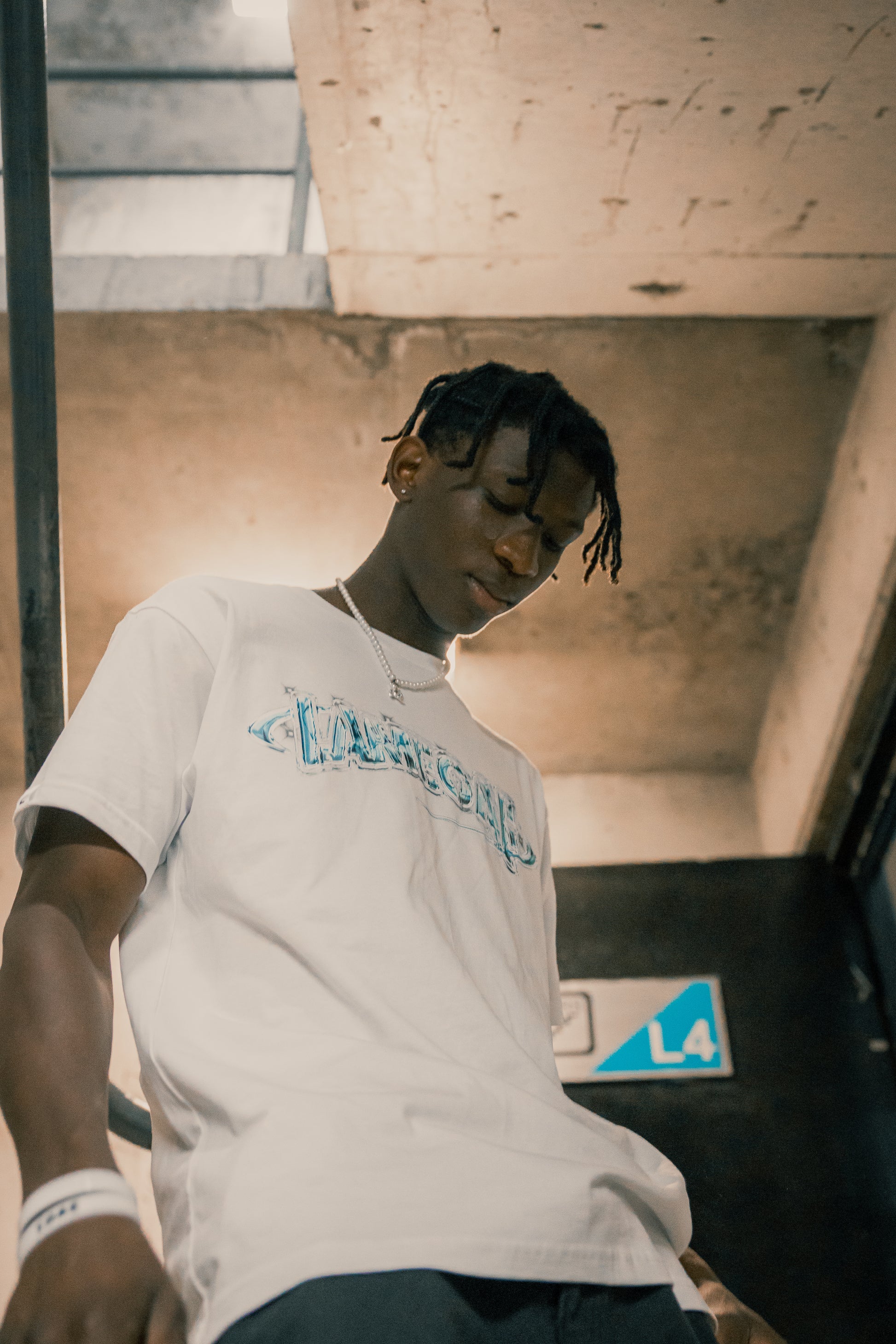 LAMEOAF's, Screenprinted Liquid Crystal is a neat fit, organic cotton heavy garment, suitable for all types, especially those tryna make bread.