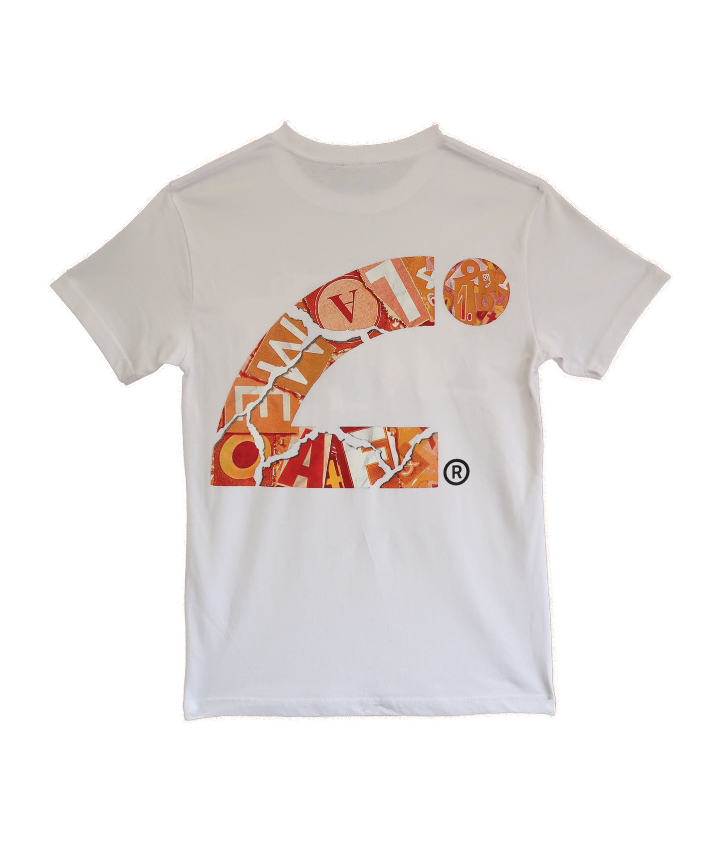 LAMEOAF's, Screenprinted Broadsheet Citrus tee is a lightweight organic cotton garment. Made for the summer breeze. A well rounded fit for skaing, streetwear and making bread.